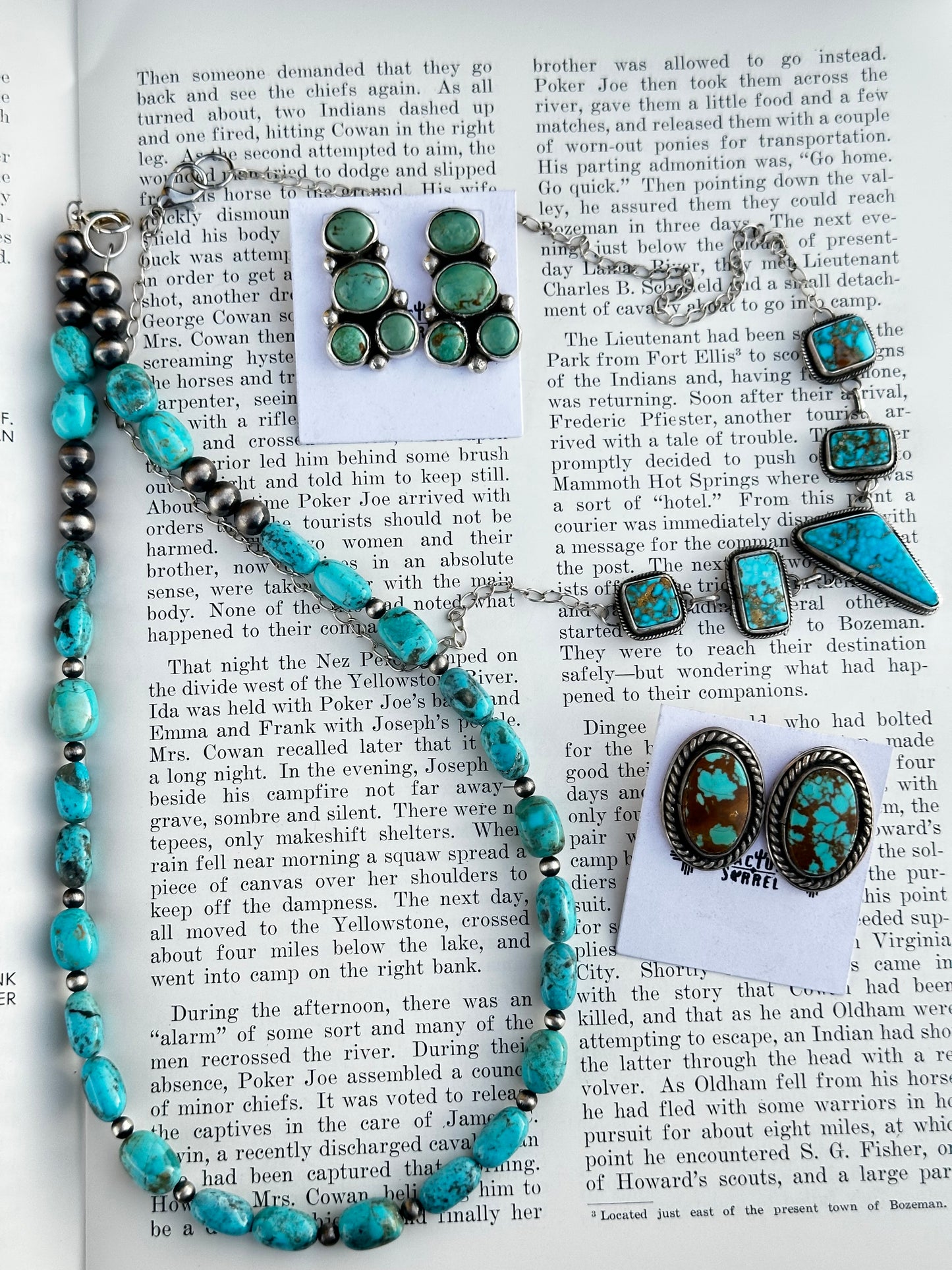 Kingman Nugget Necklace 22”