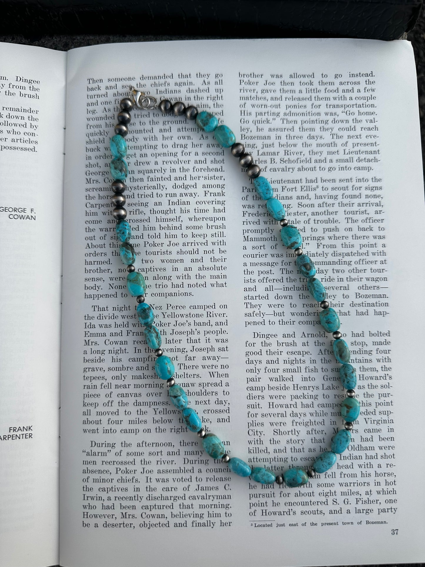 Kingman Nugget Necklace 22”