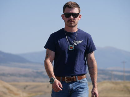 Fire Heart Necklace 24”