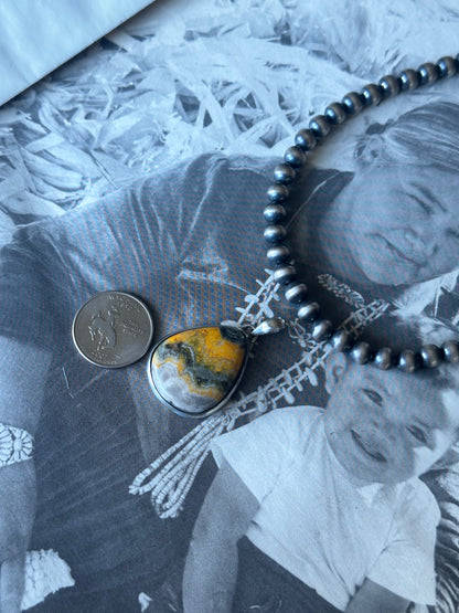 Bumblebee Jasper Pendant
