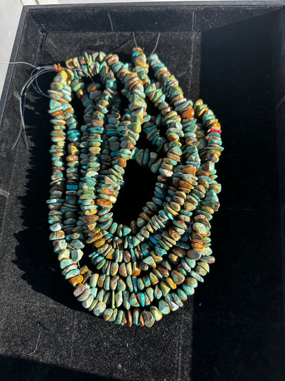 Mixed Blue Green Turquoise Freeform