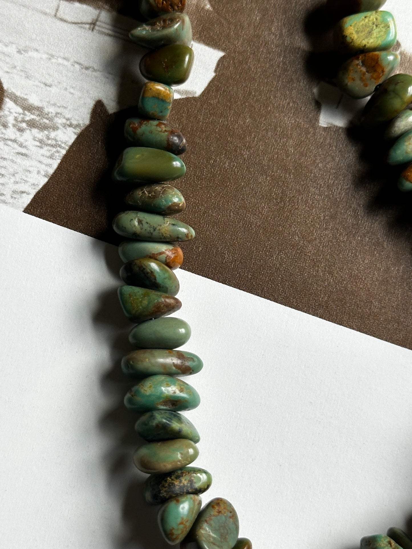 Sage Chip Necklace 18”