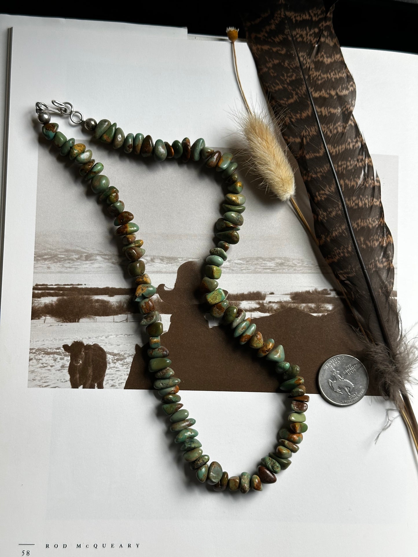 Sage Chip Necklace 18”