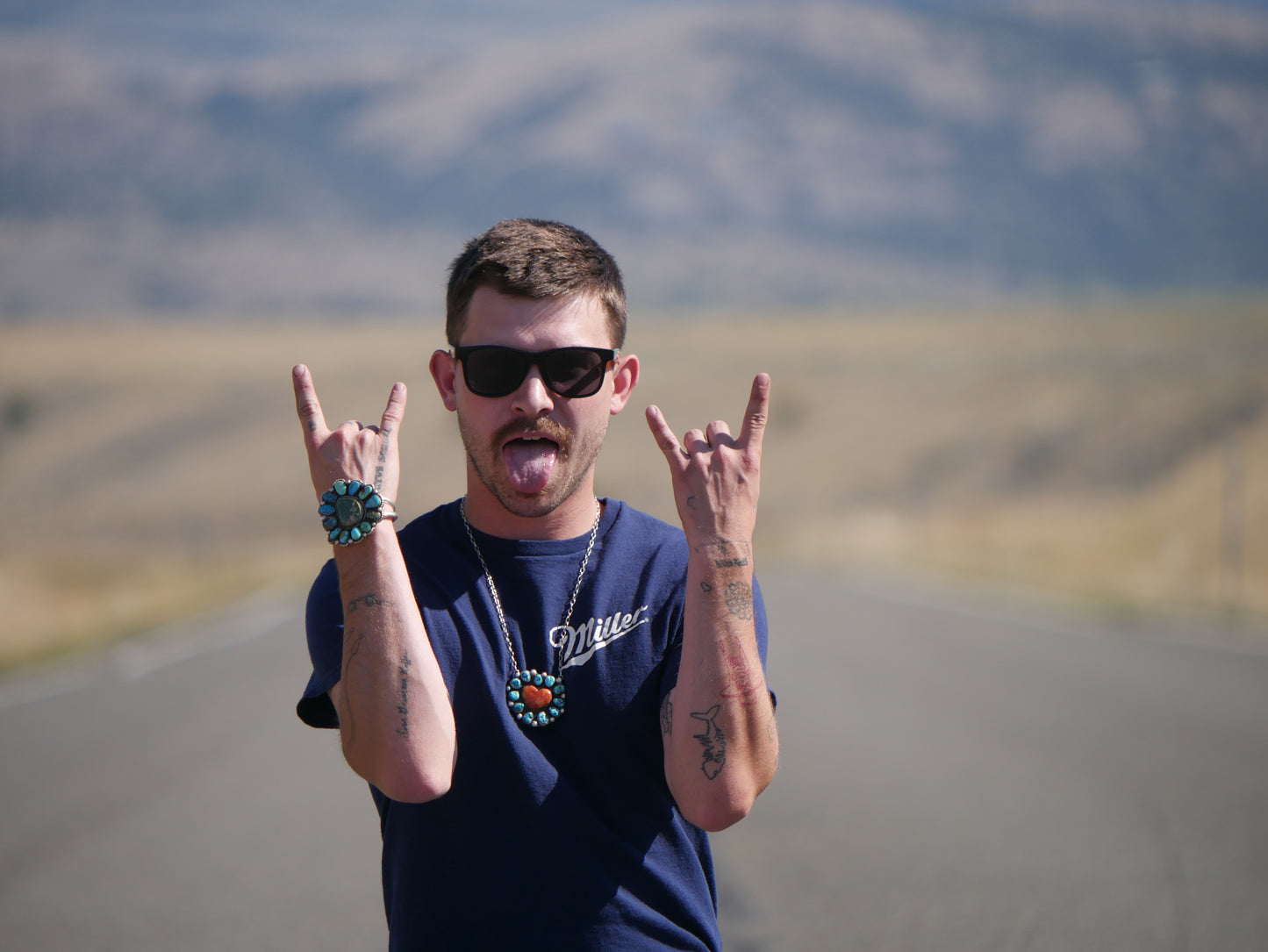 Fire Heart Necklace 24”