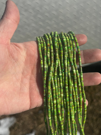 Small Green Heshi Strands