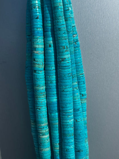 Blue Hubei Graduated Disc Strands  ￼