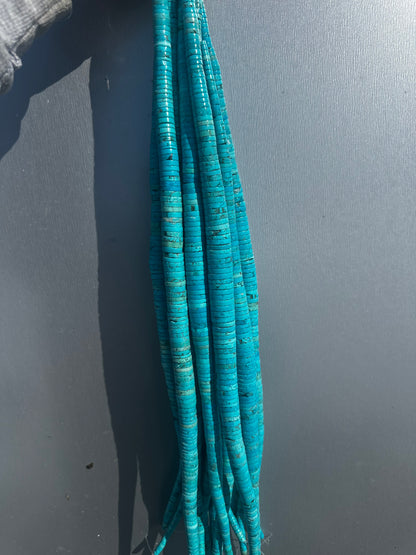 Blue Hubei Graduated Disc Strands  ￼